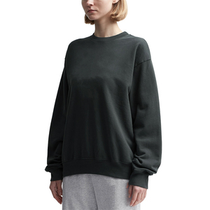 Sudadera de cuello redondo con estampado en relieve para mujer personalizada de alta calidad, ropa de calle cómoda, Sudadera con capucha y logotipo frontal para estilo informal de invierno - Product Image 2