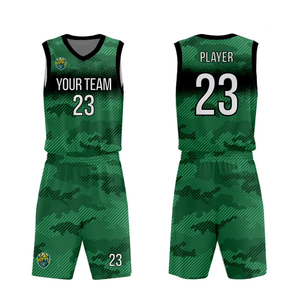 Conjunto de uniforme de baloncesto personalizado para hombre Jersey transpirable adulto con bajo MOQ impresión por sublimación uniformes de baloncesto - Product Image 6