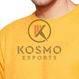 เสื้อสเวตเชิ้ตแฟชั่นแบบสวมหัวสีเหลืองล้วนเสื้อสเวตเชิ้ตโลโก้แบบกำหนดเอง - Product Image 2