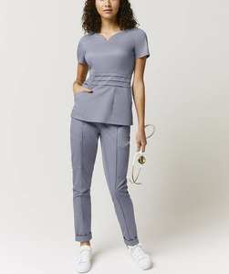 Uniforme médico elegante de enfermería para mujer, conjuntos de uniformes médicos de enfermería para mujer - Product Image 3