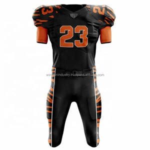 Hombres y mujeres de calidad personalizada que usan uniforme de fútbol americano Hombres sublimados usando uniforme de fútbol americano transpirable tendencia - Product Image 4