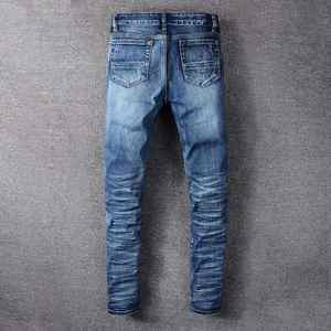 Dernière conception de pantalon en denim pour hommes avec logo personnalisé de haute qualité nouvelle arrivée OEM ODM - Product Image 5