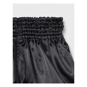 กางเกงขาสั้นมวยไทยสำหรับผู้ชายกางเกงขาสั้นผ้าย้อมสีพื้นสำหรับออกกำลังกาย MMA เกรดสูงลายดอกไม้ออกแบบได้ตามต้องการขนาดพลัสไซต์พิเศษ2024 - Product Image 4