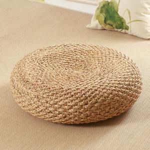 Taburetes otomanos de jacinto de agua, taburetes de alta calidad para decoración minimalista del hogar. - Product Image 6