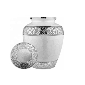 Urna funeraria para adultos hecha a mano de calidad antigua 100%, urna de cremación, urna de latón macizo para cenizas humanas - Product Image 4