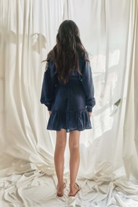 Femmes élégant à manches longues Maxi robe broderie florale nouvelle mode solide été automne plage vacances Plus dames tenue de fête - Product Image 5