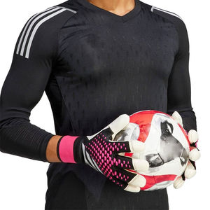 Nouveau matériau en Latex gants de gardien de but professionnels 4mm gants de Football doigt de protection respirant gants de gardien de but de Football - Product Image 6