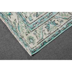 พรมวินเทจ พรมขนาดใหญ่ 5.3x8.9 ฟุต พรมเปอร์เซียสีน้ำเงิน - Product Image 5