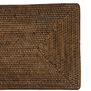 ที่รองจานหวายสีดำเป็นมิตรกับสิ่งแวดล้อมของตกแต่งโต๊ะสีธรรมชาติทำด้วยมือจากเวียดนาม - Product Image 6