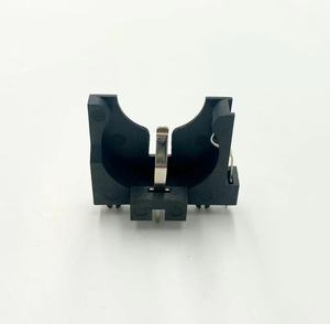 Support de pile bouton CR2450 LITE 2A à courant nominal, orientation à angle droit, contact en acier, conforme RoHS - Product Image 1