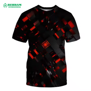 T-shirt unisexe pour homme, tendance, respirant, écologique, col rond, coupe ample, haute qualité, 100% coton, fabriqué en usine, tissu doux - Product Image 4