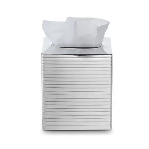 กล่องใส่กระดาษทิชชูทำจากโลหะหรูหราอุปกรณ์ตกแต่งโต๊ะสีทองมันวาว - Product Image 5