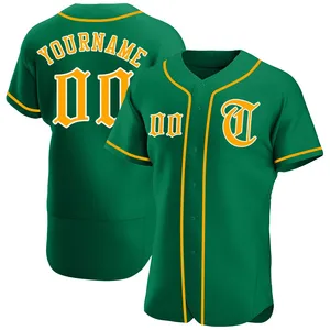 Maillots de Baseball Sublimés Personnalisés pour Hommes Impression Gradient Nom de l'Équipe Logo Numéro Motif Vierge Court Uniforme Sportif Softball - Product Image 5