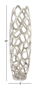 Vase à fleurs doré fantaisie en métal pour centre de table intérieur et extérieur Vase à fleurs à vendre Nouveau vase cylindrique - Product Image 3