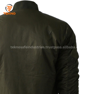 Chaqueta Bomber de satén de alta calidad para hombre: duradera, cómoda y perfecta para ropa informal de moda y estilo elegante Servicio OEM - Product Image 5