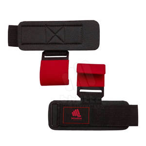 สายรัดข้อมือยกน้ำหนักแบบมีตะขอ ทำจากนีโอพรีน กันลื่น ระบายอากาศได้ดี สีดำ ขายส่ง - Product Image 2