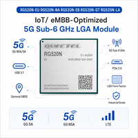 Módulo EMBB IoT LGA 5G NR Sub-6GHz Serie RG520N RG520N-EU RG520N-NA RG520N-EB RG520N-GT RG520N-LA
