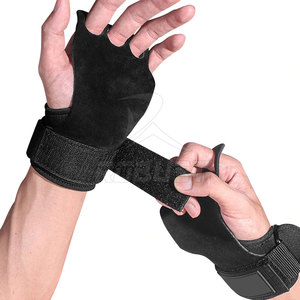 ยางนีโอพรีนสำหรับเล่นยิมฟิตเนสสตรีทแวร์ด้ามจับหนังสำหรับยกน้ำหนักยิมนาสติก - Product Image 5