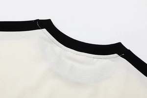 Vente en gros 100% coton 3D Logo surdimensionné pour t-shirt imprimé bouffant pour hommes 260G lourd solide tricoté vêtements pour hommes - Product Image 4