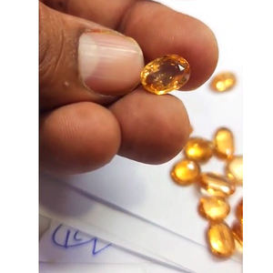 53 Pcs de Ceylan Naturel Hessonite 8mm à 11mm Ovale Facette 185 Cts Lot Iroc Ventes Haute Qualité Gomed Gemstones coupe US $93 pour tous - Product Image 2