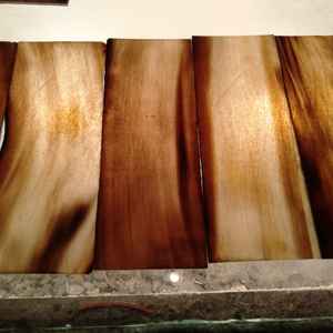 La mejor calidad, placa de cuerno de concha colorida hecha a mano, Escala de búfalo Natural, decoración tallada - Product Image 2