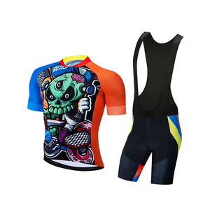 Uniforme de cyclisme pour hommes de meilleure qualité Vêtements de sport respirants personnalisables avec conception de sublimation réglable en gros - Product Image 5