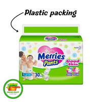 Sacs en plastique à fond carré en film PE imprimé, durables et jetables, prêts à l'exportation, pour couches et couches-culottes pour bébés, soins personnels, Vietnam