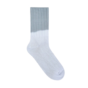 ODM calcetines de algodón suave personalizados 2 tonos Tie Dye transpirable media pantorrilla longitud Casual Streetwear para hombres mujeres al por mayor JZVINA - Product Image 6