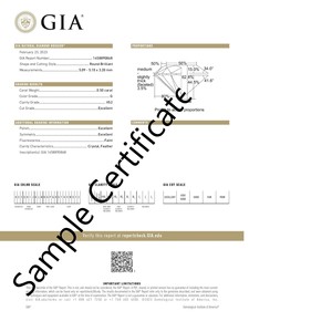 Diamante suelto de corte brillante redondo natural VS2 Clarity G Color DE LA India para fabricación de joyas-Certificado GIA - Product Image 6