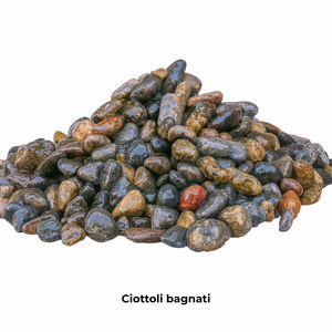 Ciottoli Grigi Ghedi Pietre Naturali per Giardini Decorativi Cortili Aiuole Vasi Dimensione 20/30 Confezione da 25 Kg Ciottoli - Product Image 3