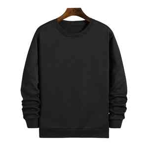 Tissu flexible hommes sweat prix abordable sweats à capuche vêtements de rue conception lourde surdimensionné col rond sweat pour hommes - Product Image 1