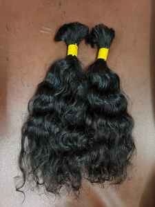 Extensions de cheveux humains naturels droits simples Raw Bulk Bundle pour le tissage de cheveux-Haute qualité Acheter maintenant! - Product Image 3