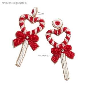 2025อินเทรนด์การออกแบบ XOXO ทำมือลูกปัดต่างหูห่วงที่ทันสมัยปรับแต่งได้ตามต้องการสำหรับเด็กผู้หญิง - Product Image 2