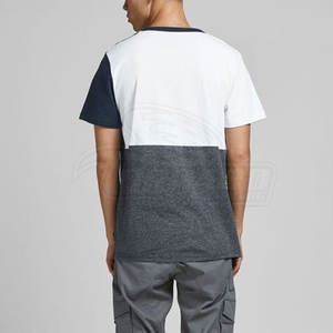 เสื้อยืดผ้าฝ้าย/โพลีเอสเตอร์ขนาดใหญ่,เสื้อยืดขนาดใหญ่สำหรับผู้ชายล้างน้ำหนักมากสไตล์ใหม่ - Product Image 3