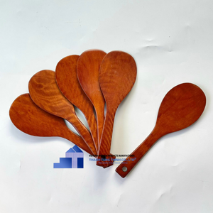 Ustensiles de cuisine en bois personnalisés les plus vendus cuillère en bois outils de cuisson cuillère du fabricant vietnamien en gros - Product Image 5