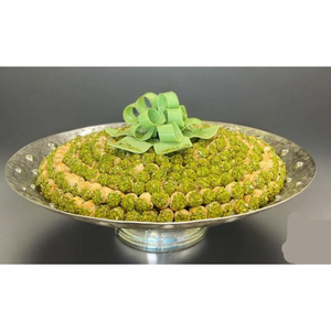 Vajilla para el hogar de Metal plateado de diseño elegante, cuenco para servir dulces de Chocolate para bodas, fiestas, cuenco de Catering, cuenco para Chocolate - Product Image 1
