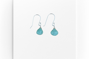 Amazonita natural sólida plata esterlina 925 cuelga las mujeres declaración gota pendientes fabricante y proveedores - Product Image 4