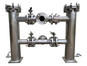 Colador manual de acceso rápido tipo cesta para cierre de estructura de aceite de alta temperatura - Product Image 6