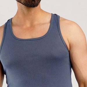 Made in Pakistan, camisetas sin mangas deportivas para hombre, algodón, poliéster, cuello alto, ropa de hombre de alta calidad, camisetas sin mangas de talla grande para hombre, Verano - Product Image 5
