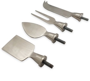 2023 Hot Design Antique 4 Piece <b>Cheese</b> <b>Set</b> Stainless Steel With Stainless Steel Handle Cutlery Gift Box Party From India - Product Image 5