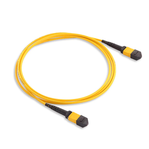 כבל MTP MPO טראנק 12F APC/UPC זכר/נקבה G657A1 מצב יחיד Riser OFNR 0.35dB סוג A/B צהוב כבל טלאי למרכז נתונים - Product Image 1
