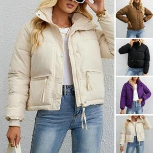 Chaqueta larga acolchada para mujer, precio de fábrica, servicio OEM, transpirable y cómoda, MOQ bajo, chaqueta acolchada para mujer, ropa larga - Product Image 1