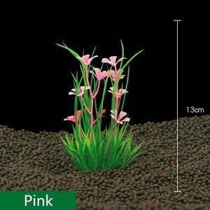 Pecera decoración simulación agua planta acuario paisajismo plástico sala de estar caja bolsas Nylon - Product Image 4