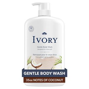 Gel de Baño Ivory, Fórmula Suave, Manteca de Karité, Hidratante, Nutritivo, Revitalizante para la Piel, para Mujeres Adultas, Sin Colorantes, Sin Perfumes Fuertes - Product Image 3