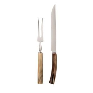 Juego de cucharas de cuerno natural para cocinas rústicas elegantes hechas a mano de cuerno de búfalo recogido éticamente por artesanos - Product Image 2