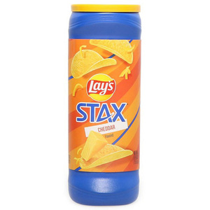 Lays Stax Sour Cream Cebolla Patatas fritas 103g x 16 latas, bocadillo especial atractivo y crujiente, cuanto más comes - Product Image 2