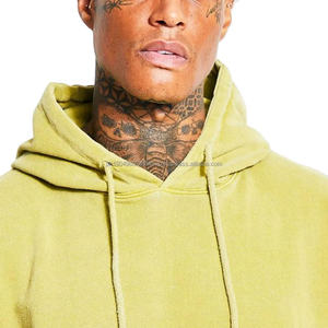 Sweat à capuche oversize en coton 100% de haute qualité 360 g/m² pour homme, style streetwear décontracté, personnalisable, collection 2026 - Product Image 5