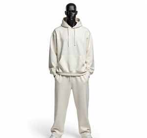 Custom Logo Tracksuit Plus Size Mens Casual Gym Jogger Sweatsuit Plain Fleece Winter Hoodies Tracksuits Set Wholesale Rate - Product Image 1