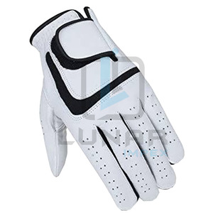 Adjustable Wrist Strap Cabretta Leather <b>Gloves</b> <b>Moisture</b> Reduction Moveable Fingers Stretchy Palm Golf <b>Gloves</b> With Customization - Product Image 2