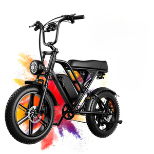 Bicicleta Eléctrica de Montaña con Suspensión Completa y Neumáticos Gruesos de 20 Pulgadas, Estilo Retro para Adultos, Aventura al Aire Libre, 61-80 km/h, 100-200 CC, Zhejiang - Product Image 3